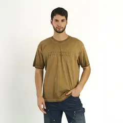 ELLUS - Polera Algodón Pesado Dirty Wash