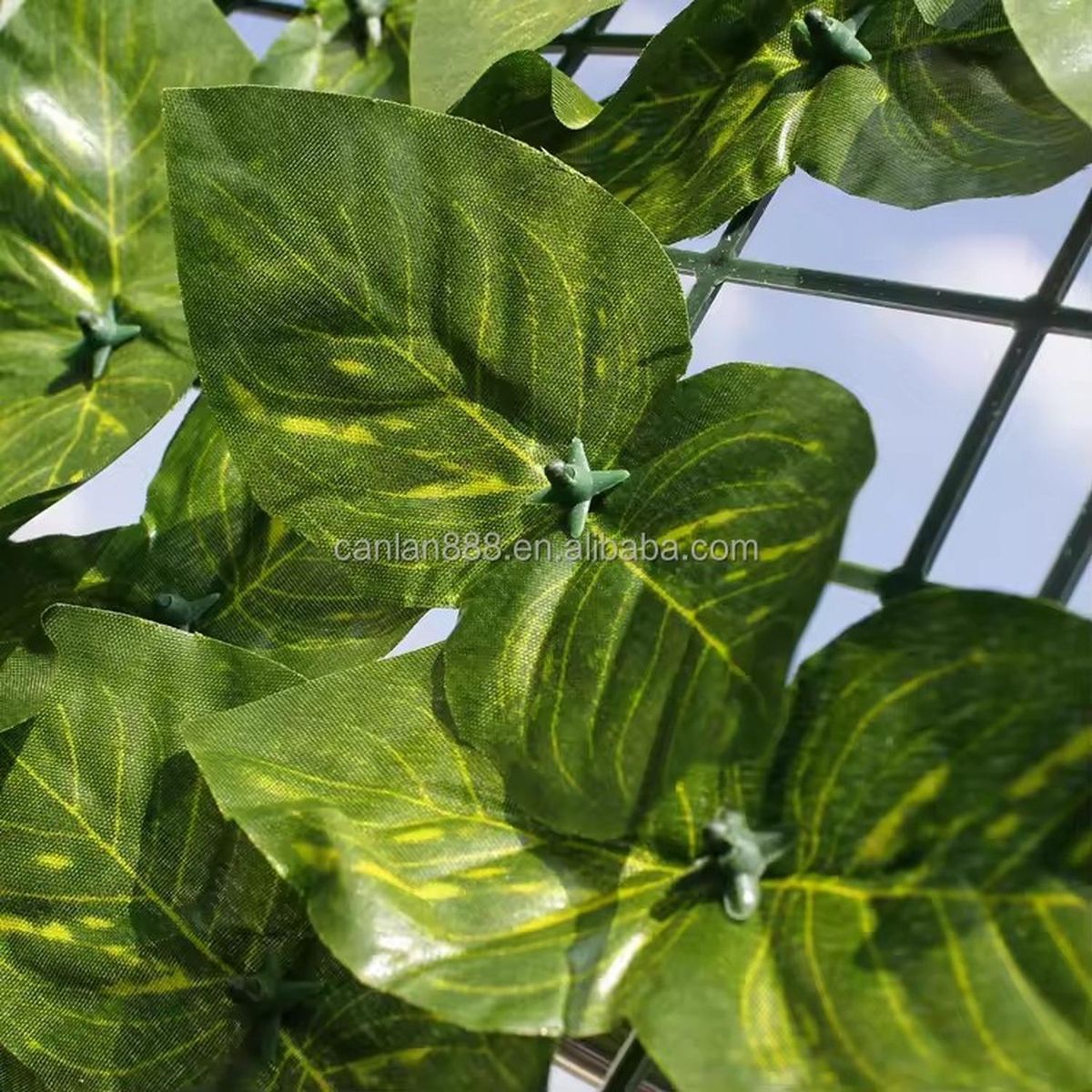 ARBUSTO REAL - Malla de Hojas Cerca Diseño Enredadera Decoración 3x1m