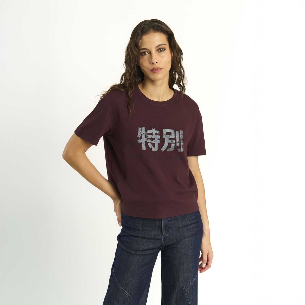 ELLUS - Polera Ellus Mujer Manga Corta Young Lovers