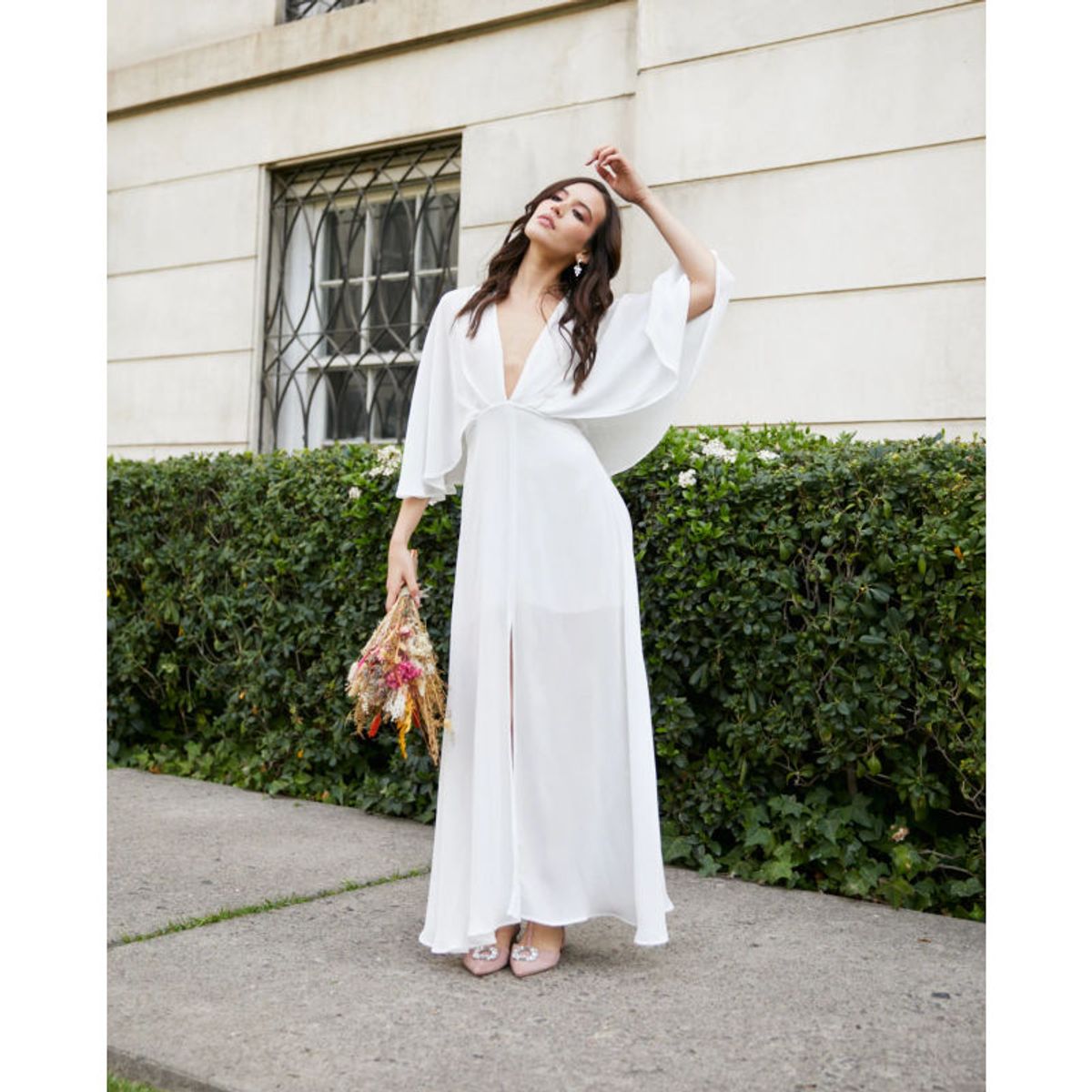 MI PLACARD - Vestido Largo de Novia Iris Blanco