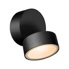 LED STUDIO - FOCO SOBREPUESTO CIELO / MURO REDONDO DIRIGIBLE 6W LUZ CÁLIDA IP54