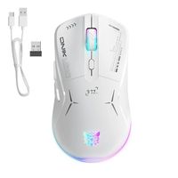 Mouse Gamer Inalámbrico CW917 - Blanco Blanco