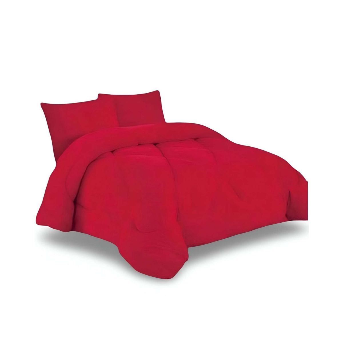 GENERICO - COBERTOR ELEGANTE DE INVIERNO UNICOLOR PLUSH CON CHIPORRO PLAZA Y MEDIA S49