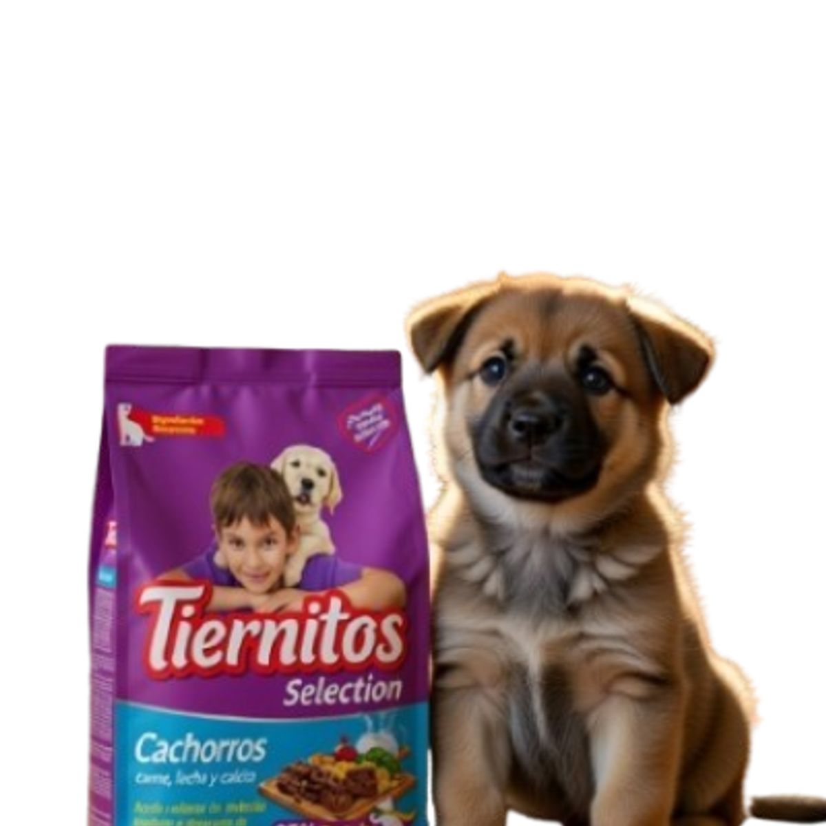 TIERNITOS - Alimento para  Cachorro-Carne leche y cereal -21kg