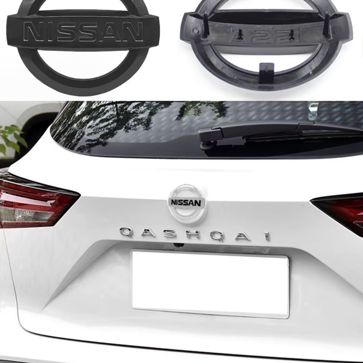 GENERICO - Emblema De 154x130mm Genérico Compatible Con Nissan 6 Pines