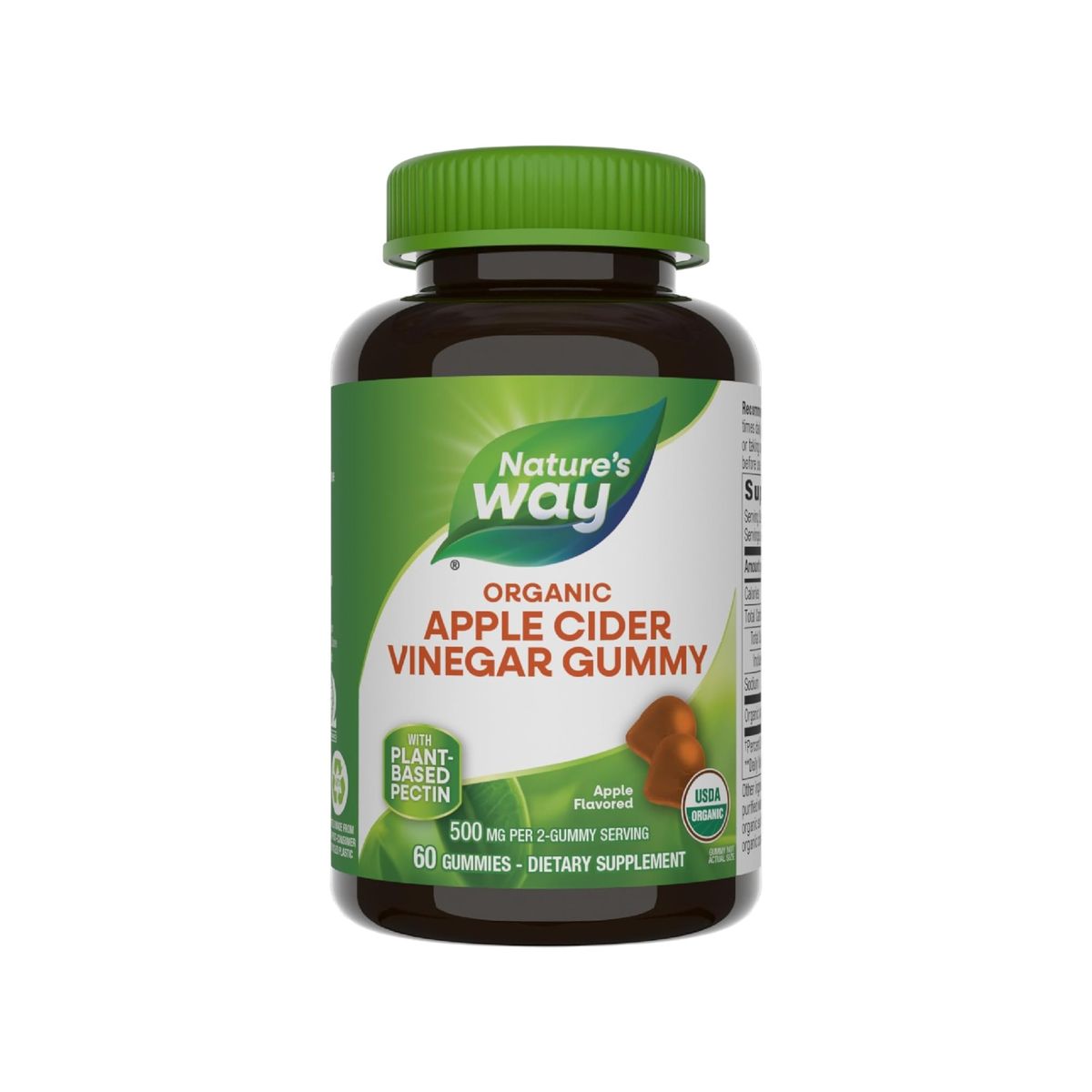 GENERICO - VINAGRE DE MANZANA ORGANICO 60 GOMITAS - NATURE'S WAY