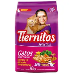 TIERNITOS - SELECTION GATOS PESCADO- 10KG