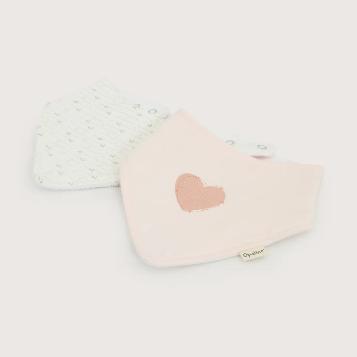 OPALINE - Pack De 2 Baberos Bandana De Niña