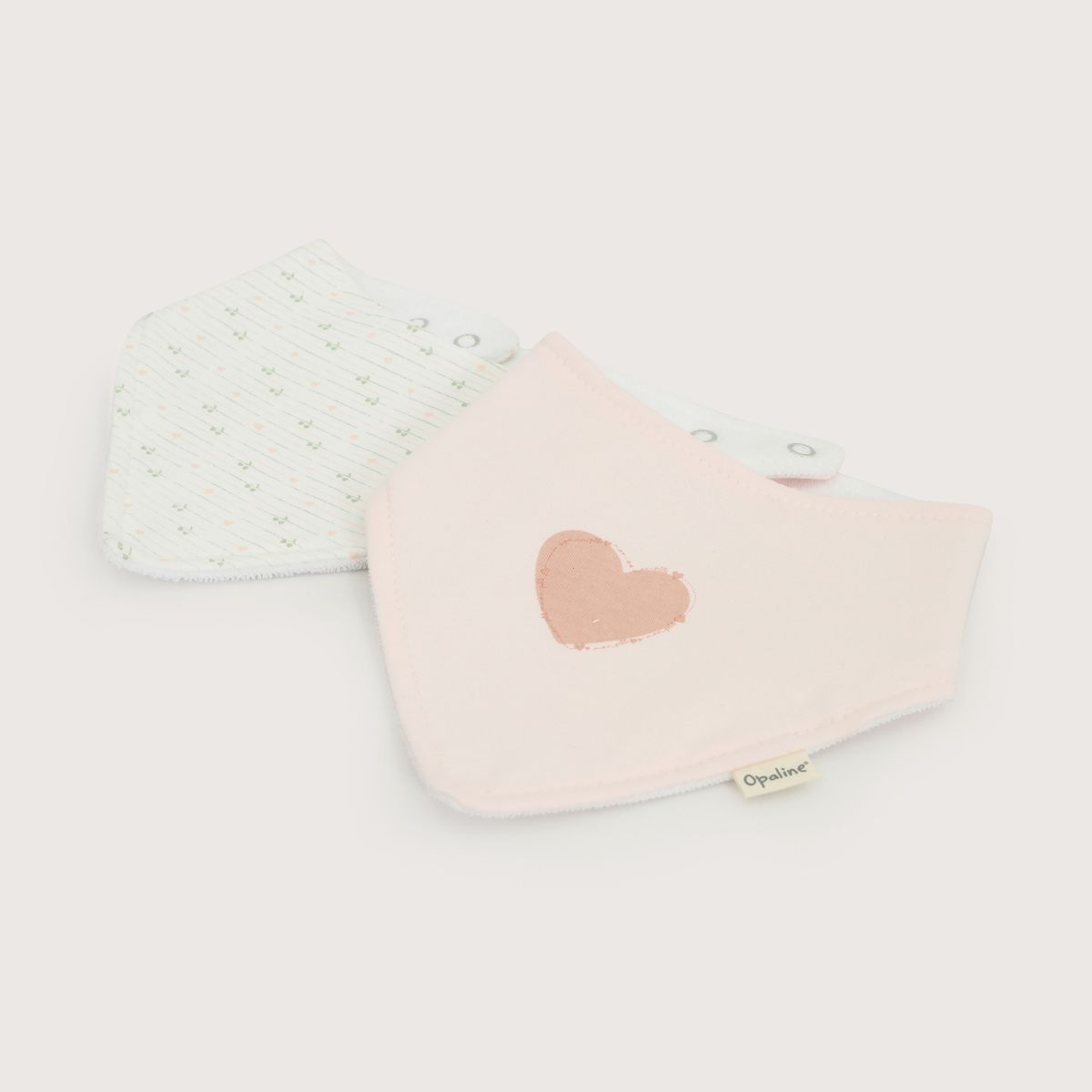 OPALINE - Pack De 2 Baberos Bandana De Niña