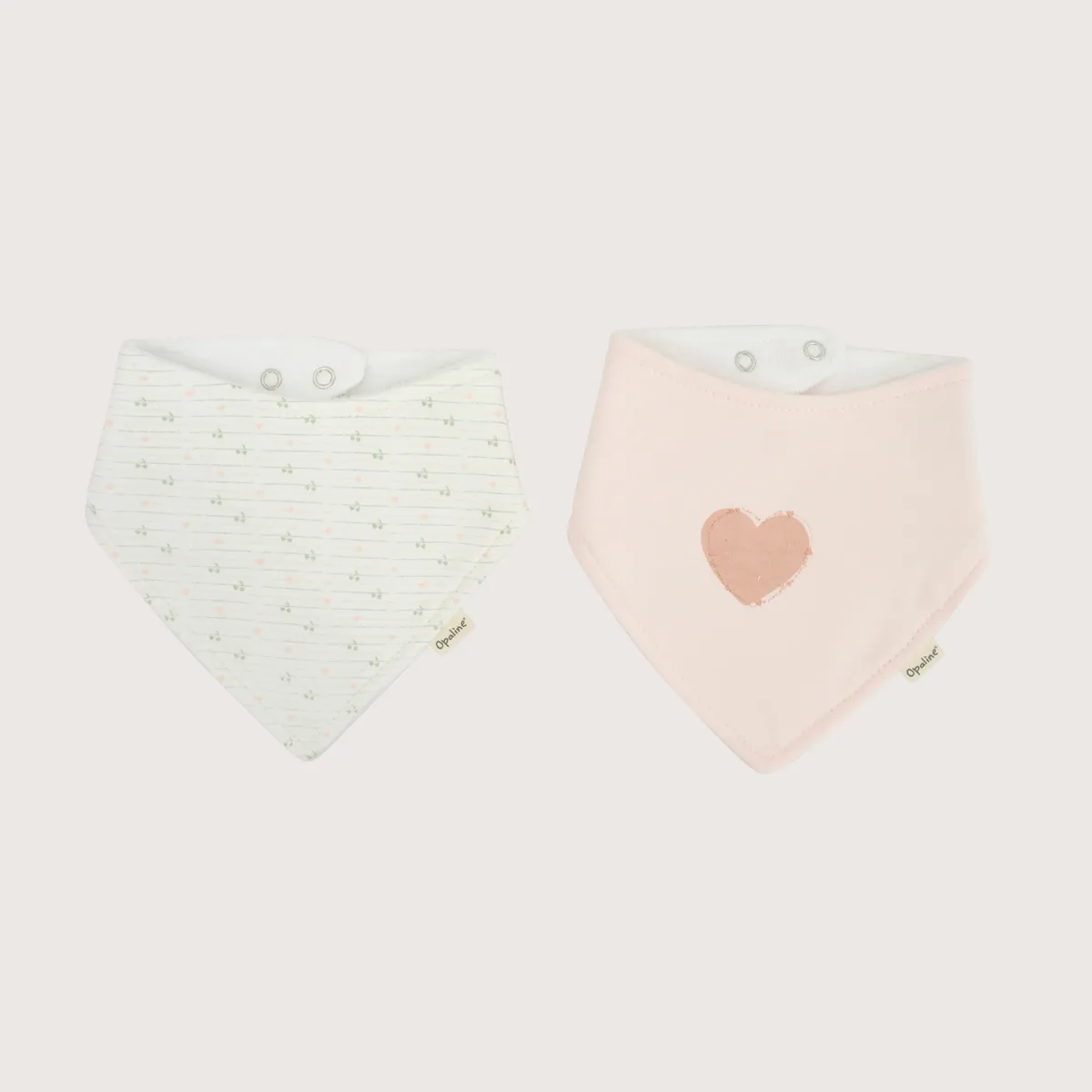 OPALINE - Pack De 2 Baberos Bandana De Niña