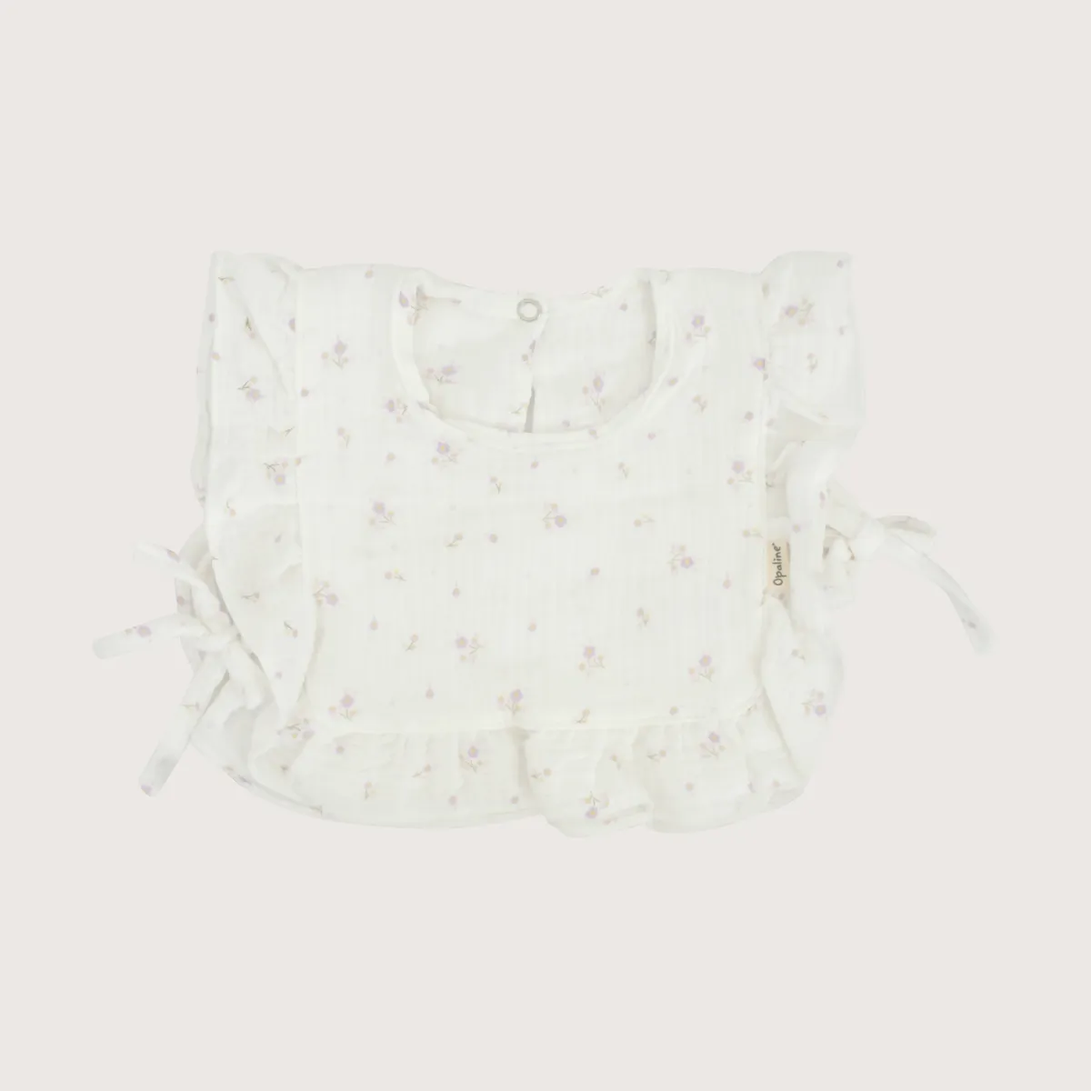 OPALINE - Babero Pechera Blanco