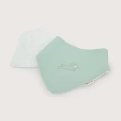 OPALINE - Pack De 2 Baberos Bandana Niño