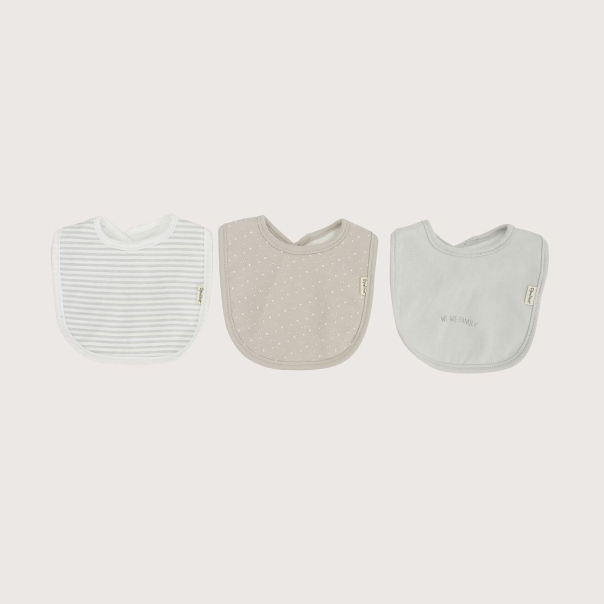 OPALINE - Pack De 3 Baberos Unisex