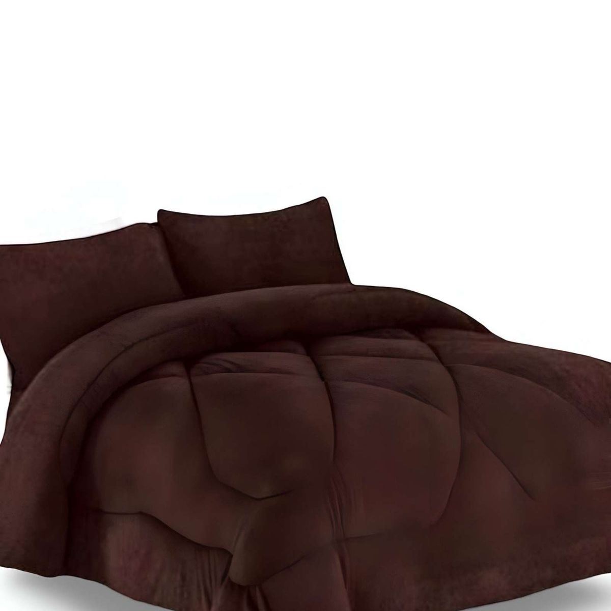 GENERICO - COBERTOR DE INVIERNO UNICOLOR PLUSH CON CHIPORRO PLAZA Y MEDIA S51