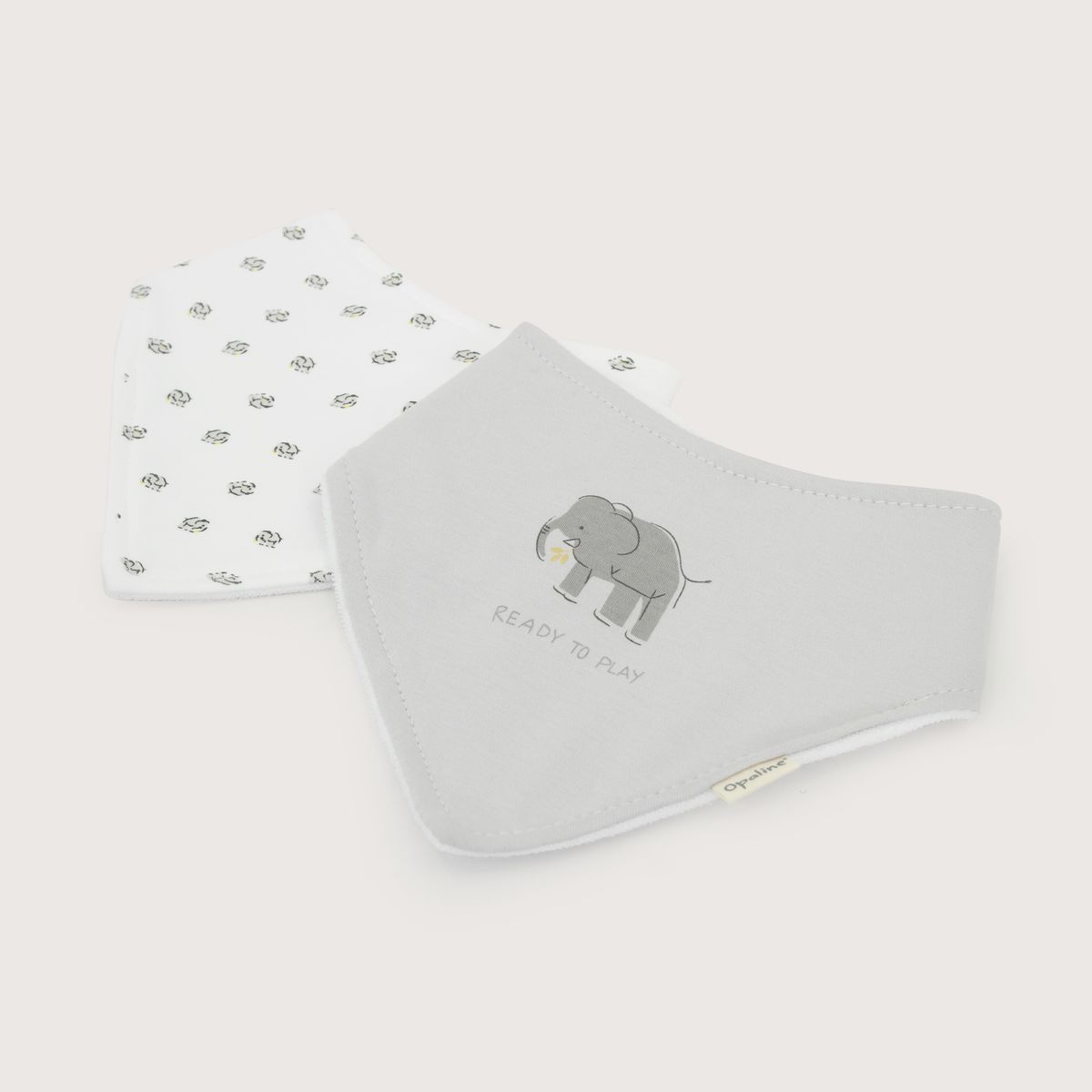 OPALINE - Pack De 2 Baberos Bandana De Niño