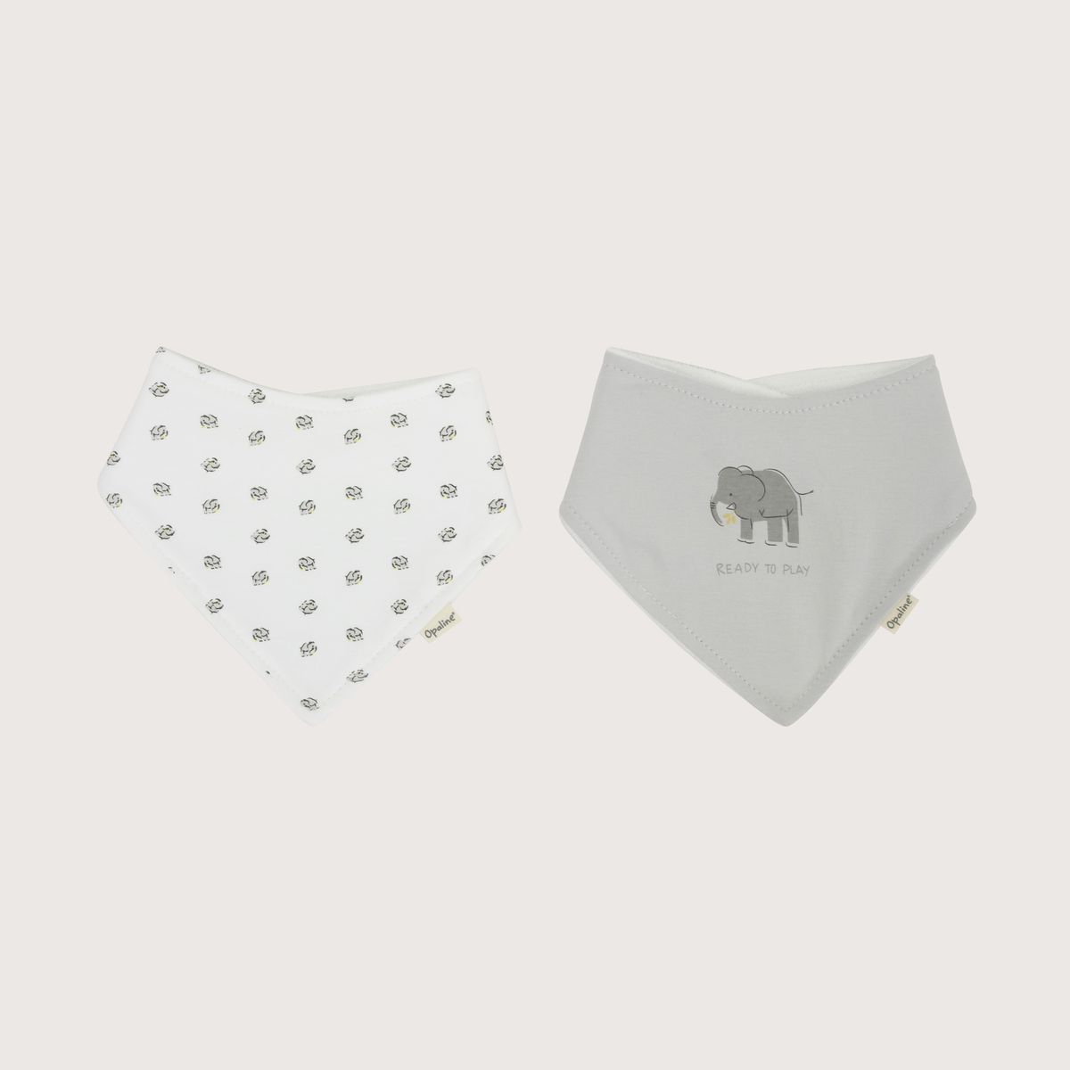 OPALINE - Pack De 2 Baberos Bandana De Niño