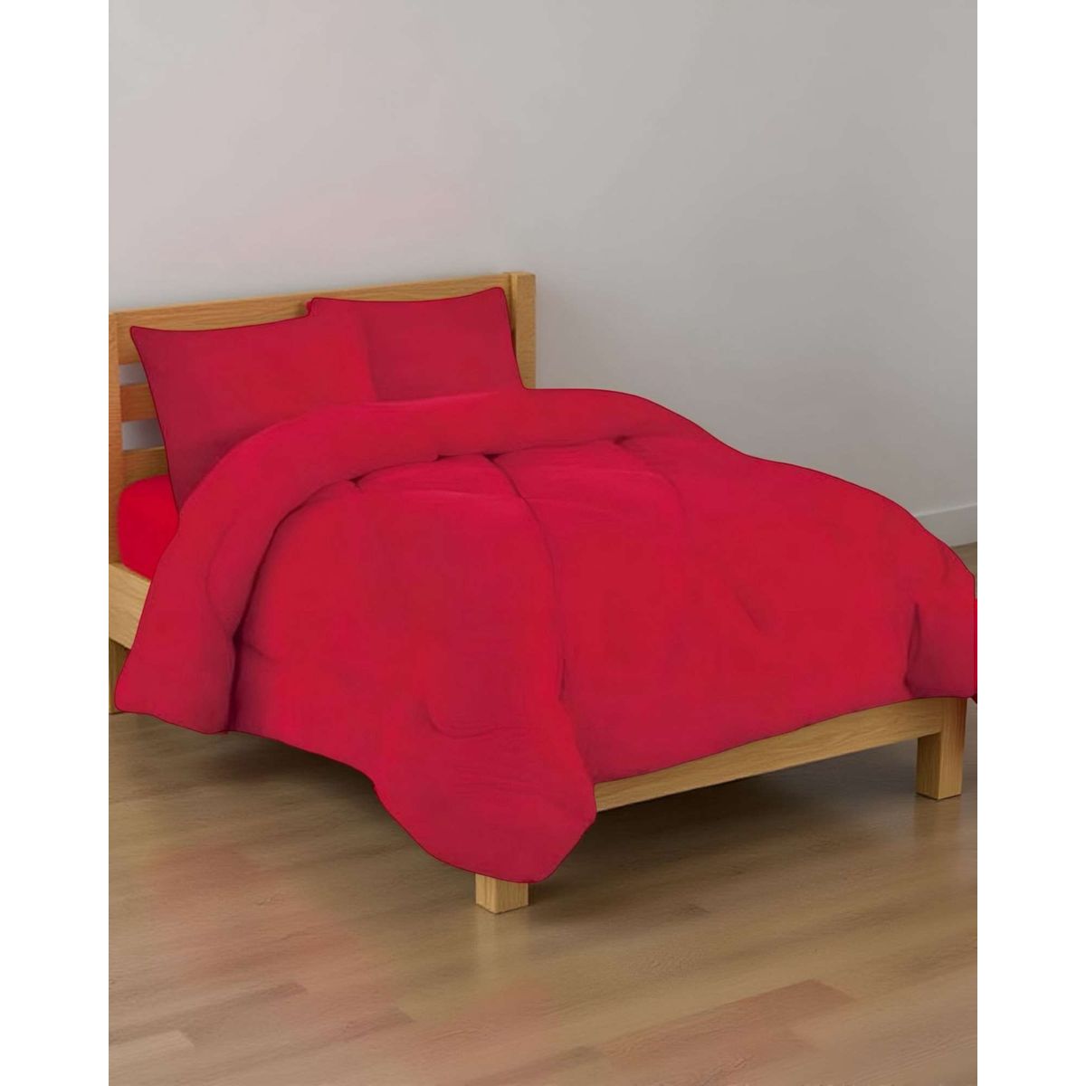 GENERICO - COBERTOR DE INVIERNO UNICOLOR PLUSH CON CHIPORRO PLAZA Y MEDIA S49