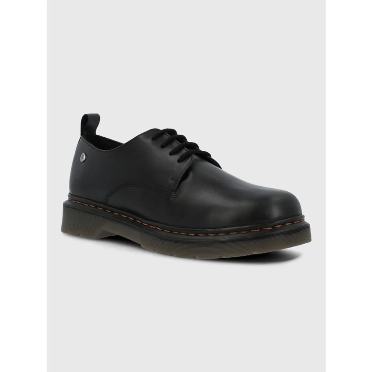 HUSH PUPPIES - Zapato Escolar Cuero Niña Allie Negro HUSH PUPPIES