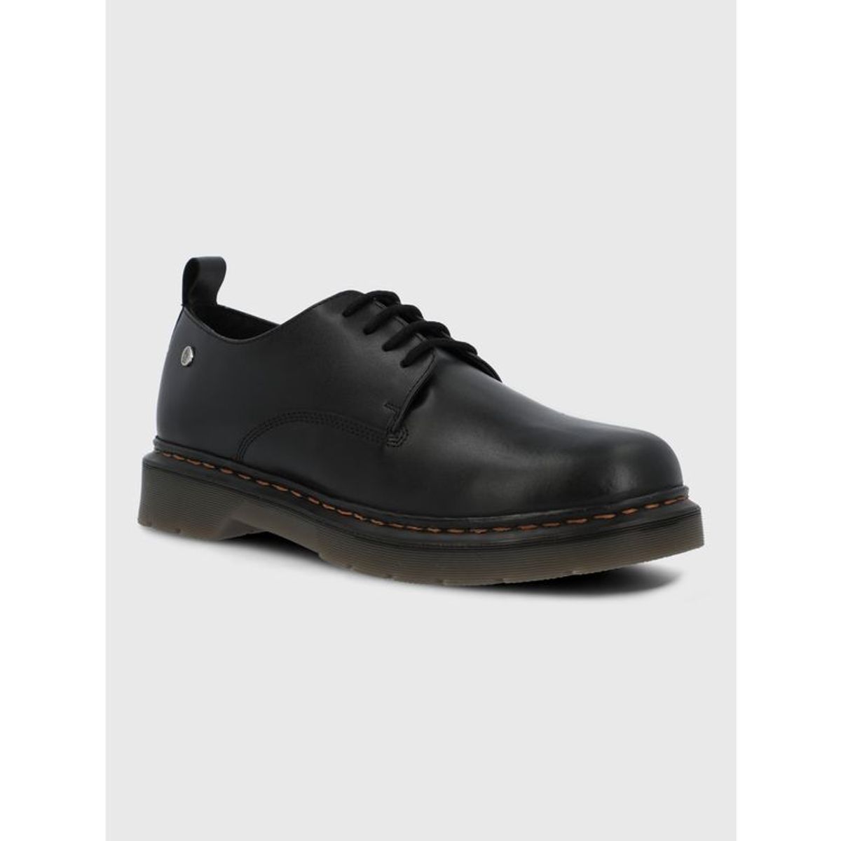 HUSH PUPPIES - Zapato Escolar Cuero Niña Allie Negro HUSH PUPPIES