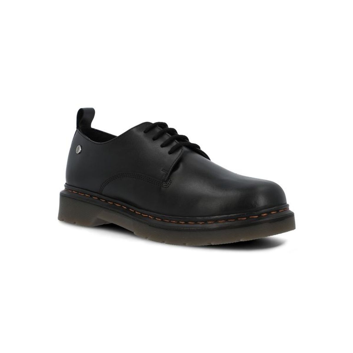 HUSH PUPPIES - Zapato Escolar Cuero Niña Allie Negro HUSH PUPPIES