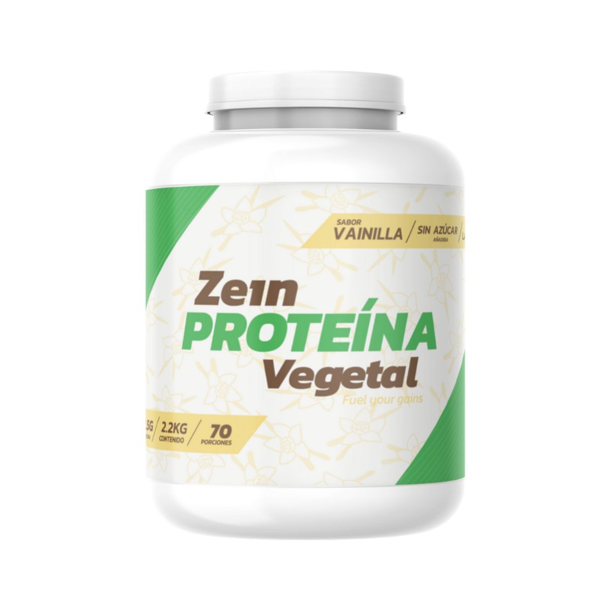 ZEIN - PROTEINA VEGETAL 2,2KG 70 PORCIONES VAINILLA - ZEIN