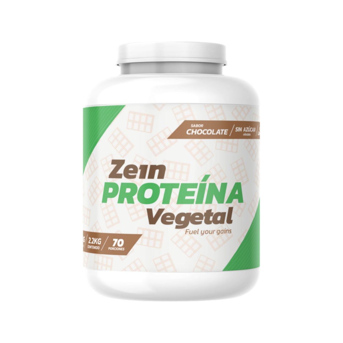 ZEIN - PROTEINA VEGETAL 2,2KG 70 PORCIONES CHOCOLATE - ZEIN