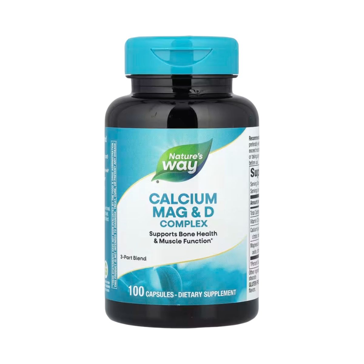 GENERICO - CALCIO MAGNESIO Y VITAMINA D COMPLEX 100 CPS - NATURE'S WAY