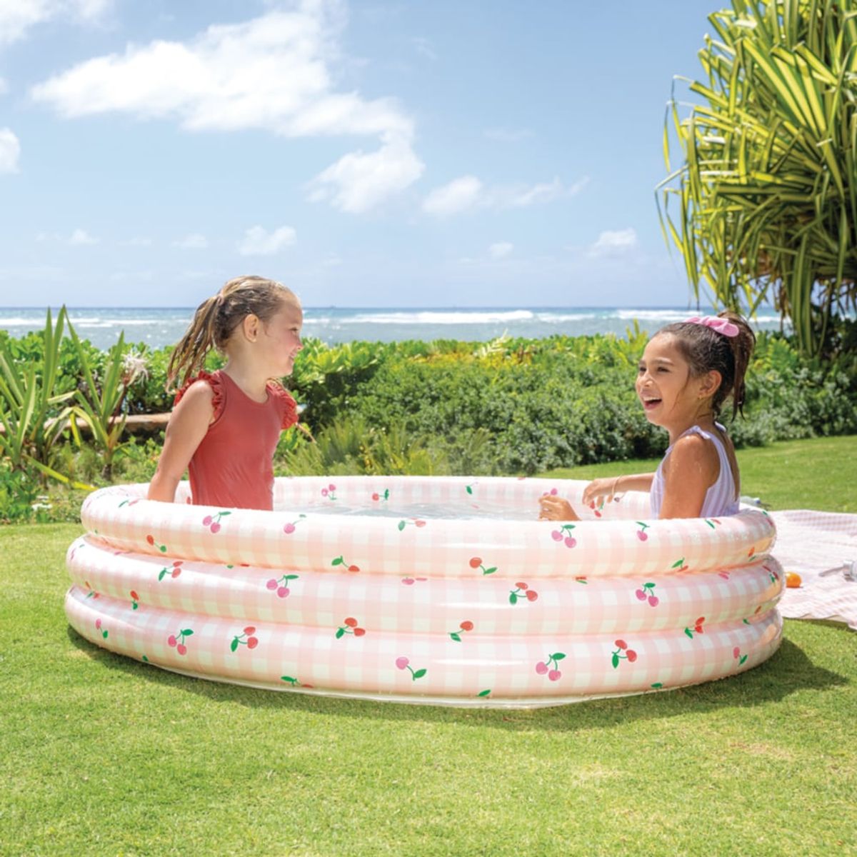 INTEX - Piscina Inflable INTEX Zesty Cereza 147 x 33 cm, 330L