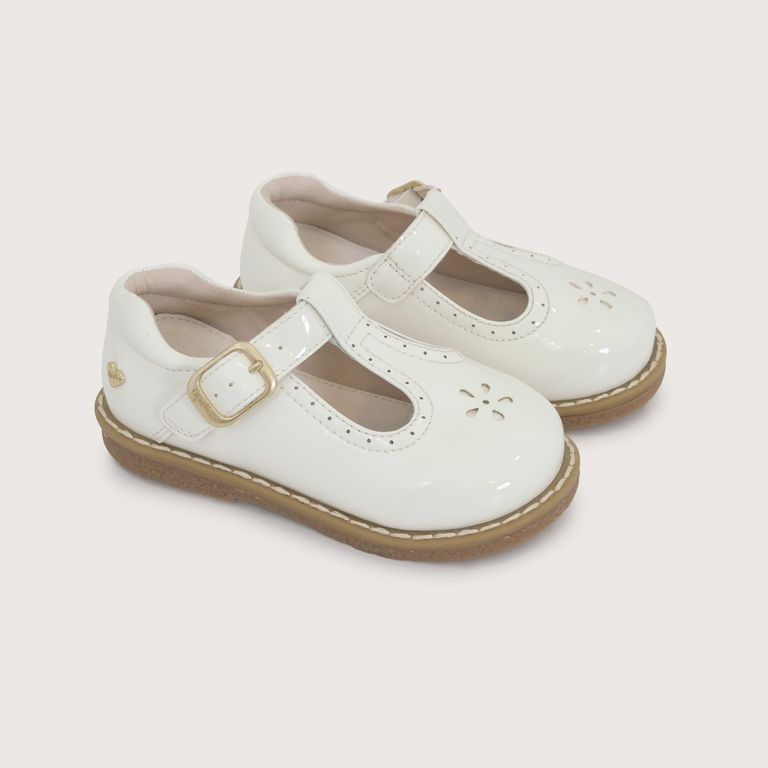 Zapato Reina Casual Blanco Niña