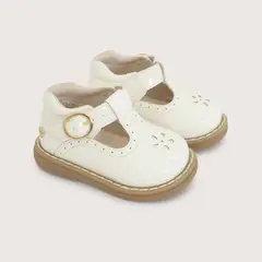 OPALINE - Zapato Reina Ceremonia Blanca Niña