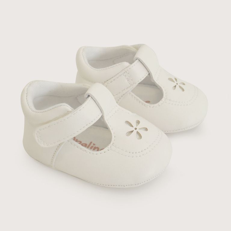 Zapato Ceremonia Blanco Bebé