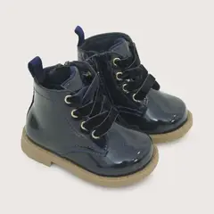 OPALINE - Botín Cordón Primero Pasos Azul Niña