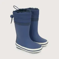 OPALINE - Bota de Agua Niño Abrigada Interior Fur Azul