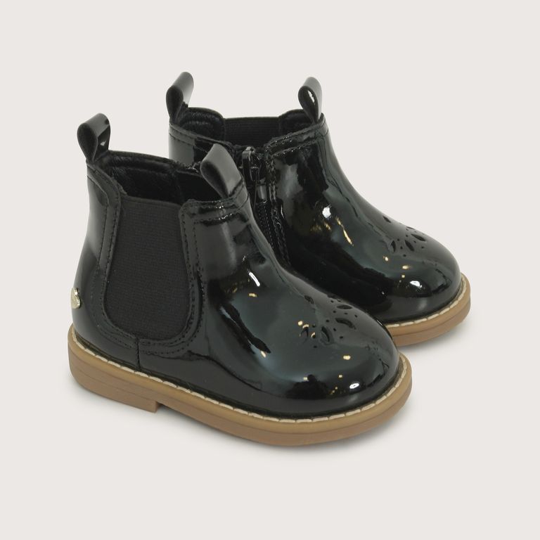 Botín Casual Negro Niña