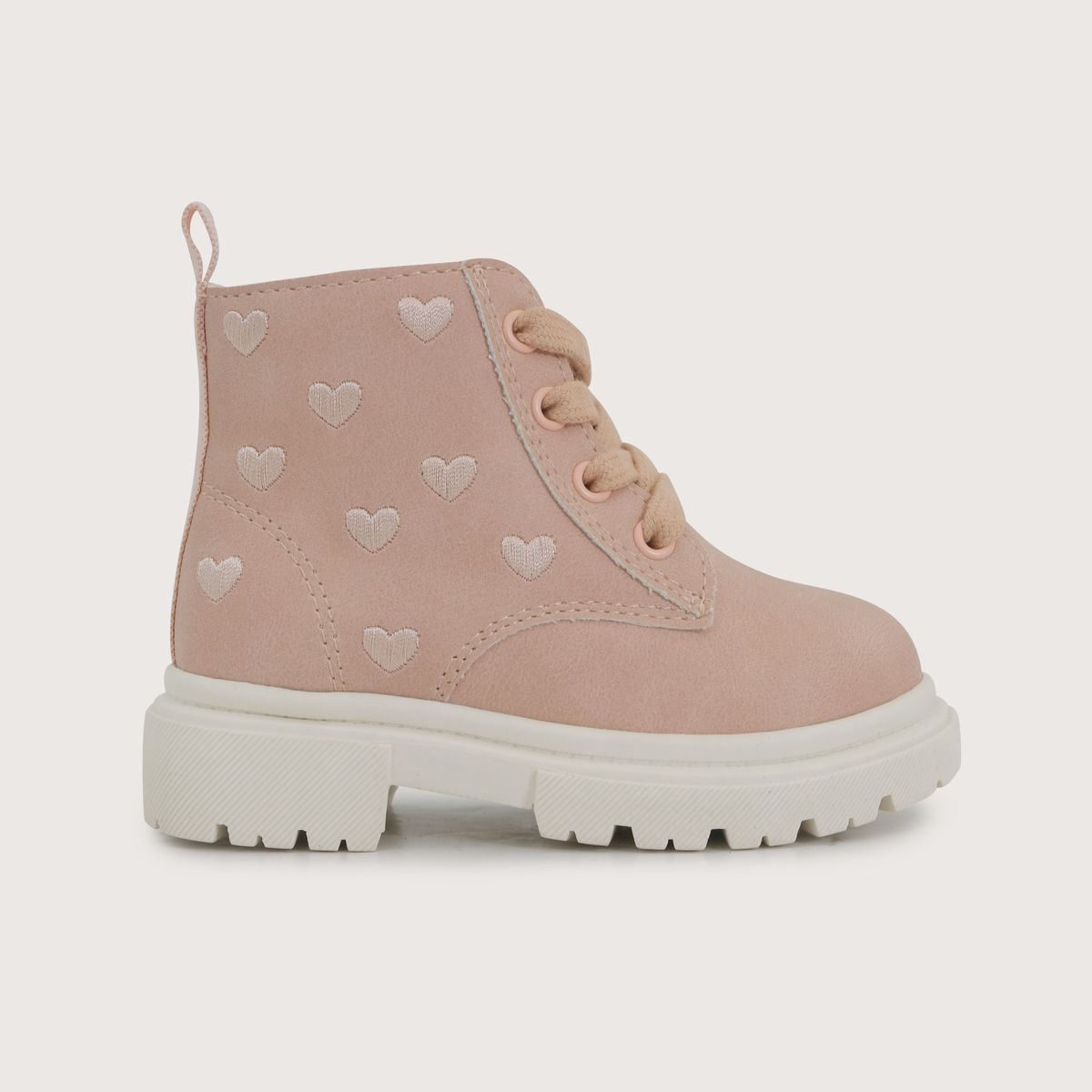 OPALINE - Botin Urbano Casual Rosado Niña