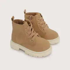 OPALINE - Botin Urbano Casual Camel Niña