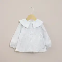 OPALINE - Blusa Infant Niña Estampada Blanca
