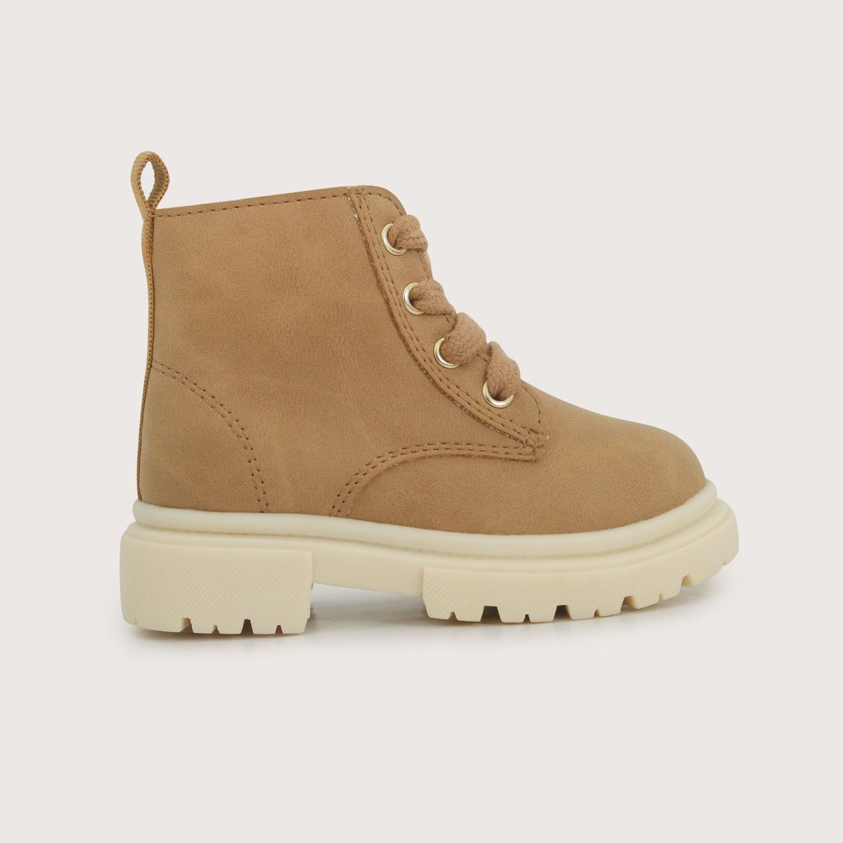 OPALINE - Botin Urbano Casual Camel Niña