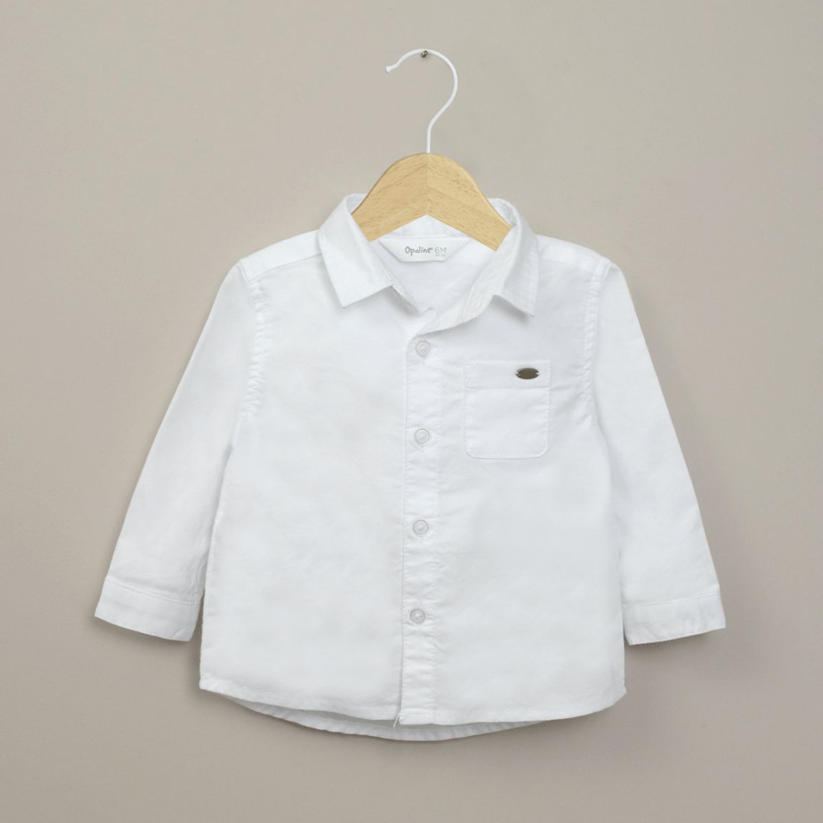 OPALINE - Camisa Infant Niño Blanca