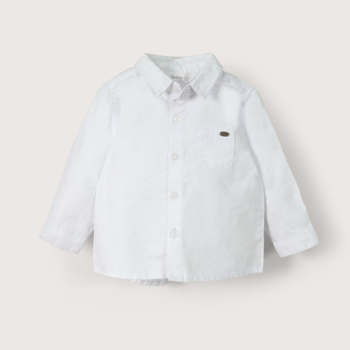 OPALINE - Camisa Infant Niño Blanca