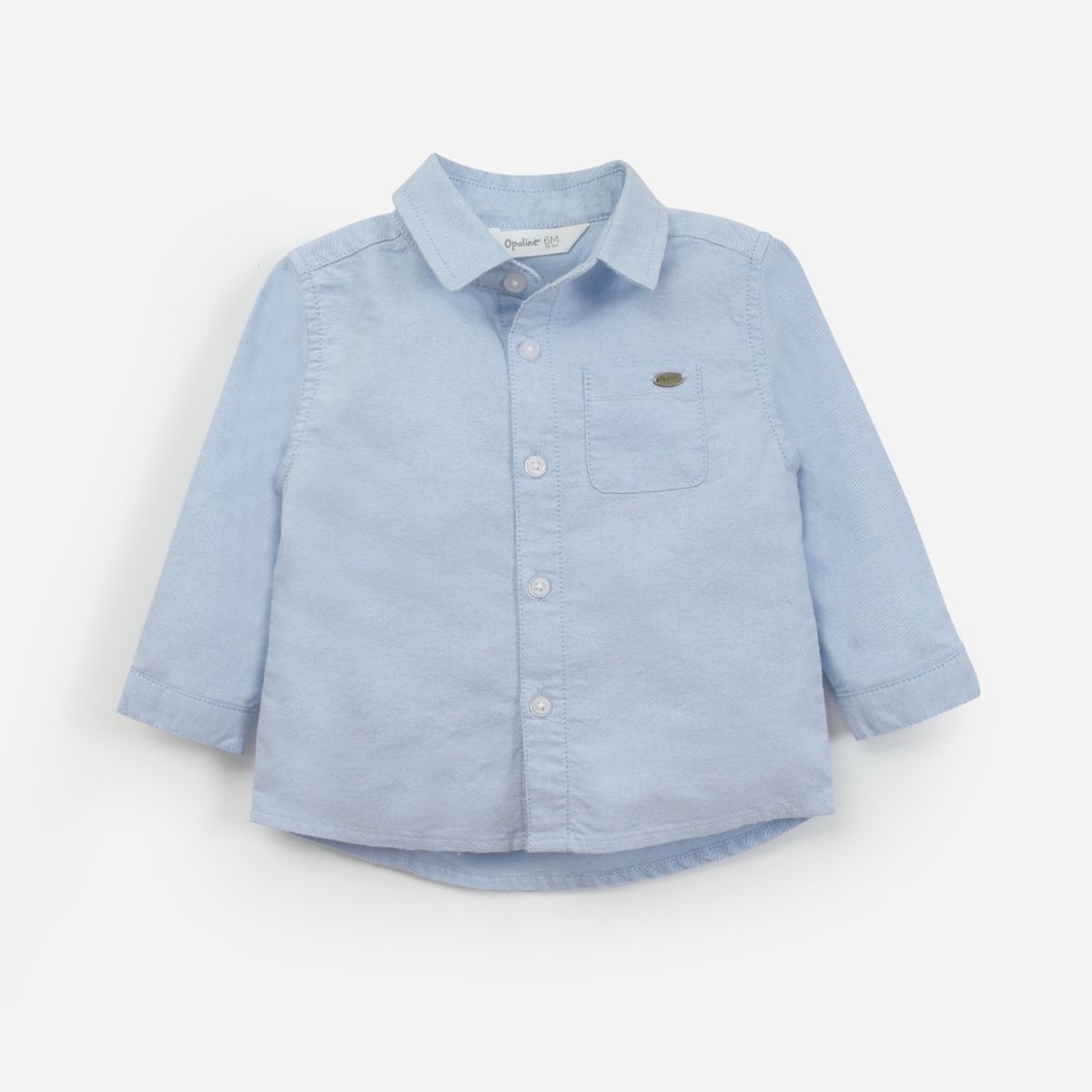 OPALINE - Camisa Infant Niño Celeste