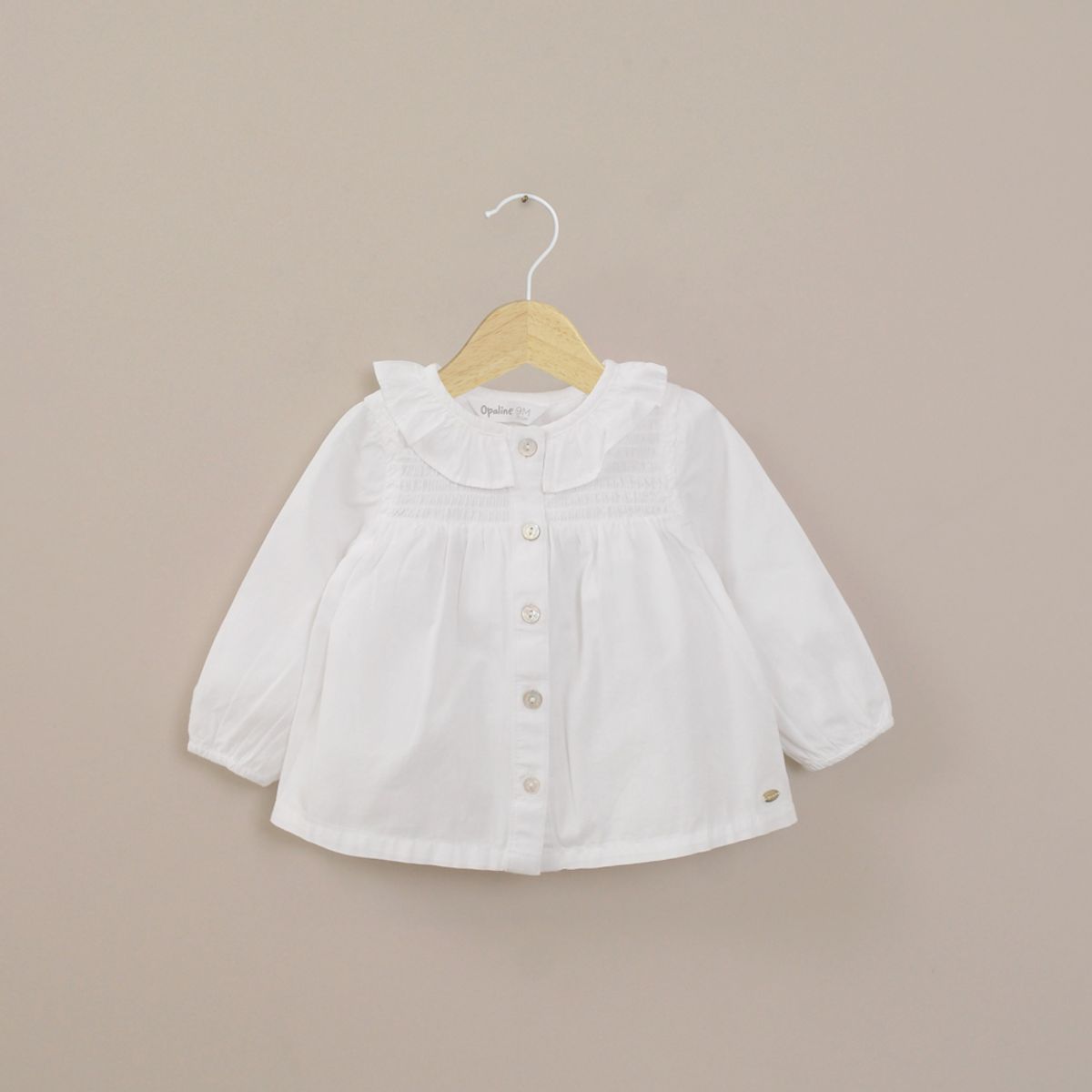 OPALINE - Blusa Infant Niña Blanca