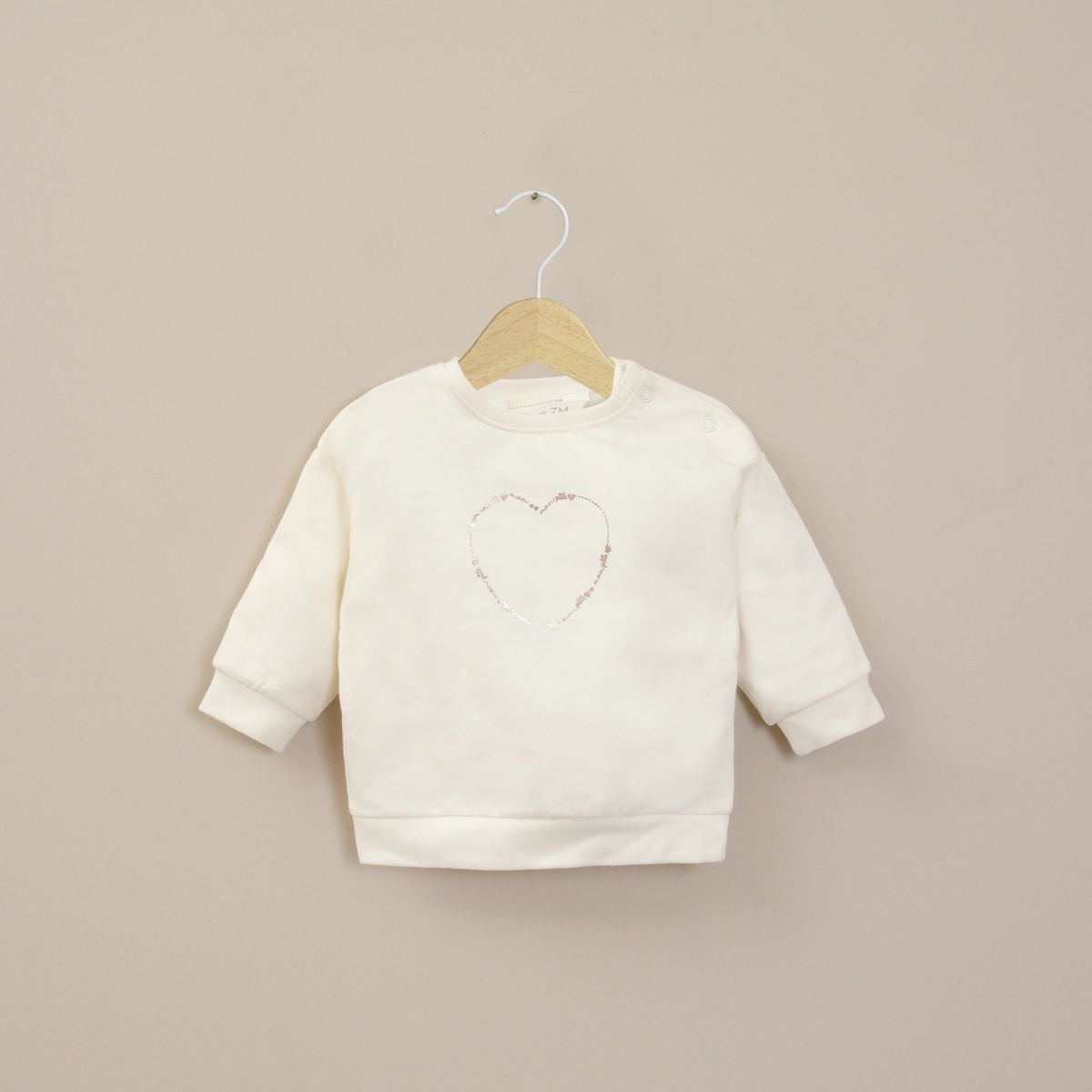 OPALINE - Poleron Bebe Niña Blanco