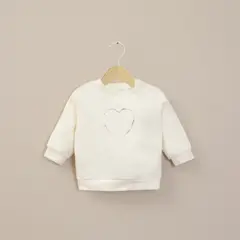 OPALINE - Poleron Bebe Niña Blanco