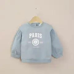 OPALINE - Poleron Infant Niña Petroleo