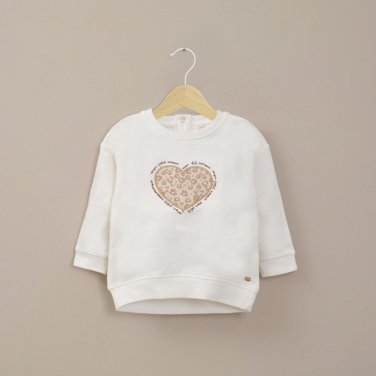 OPALINE - Poleron Infant Niña Blanco