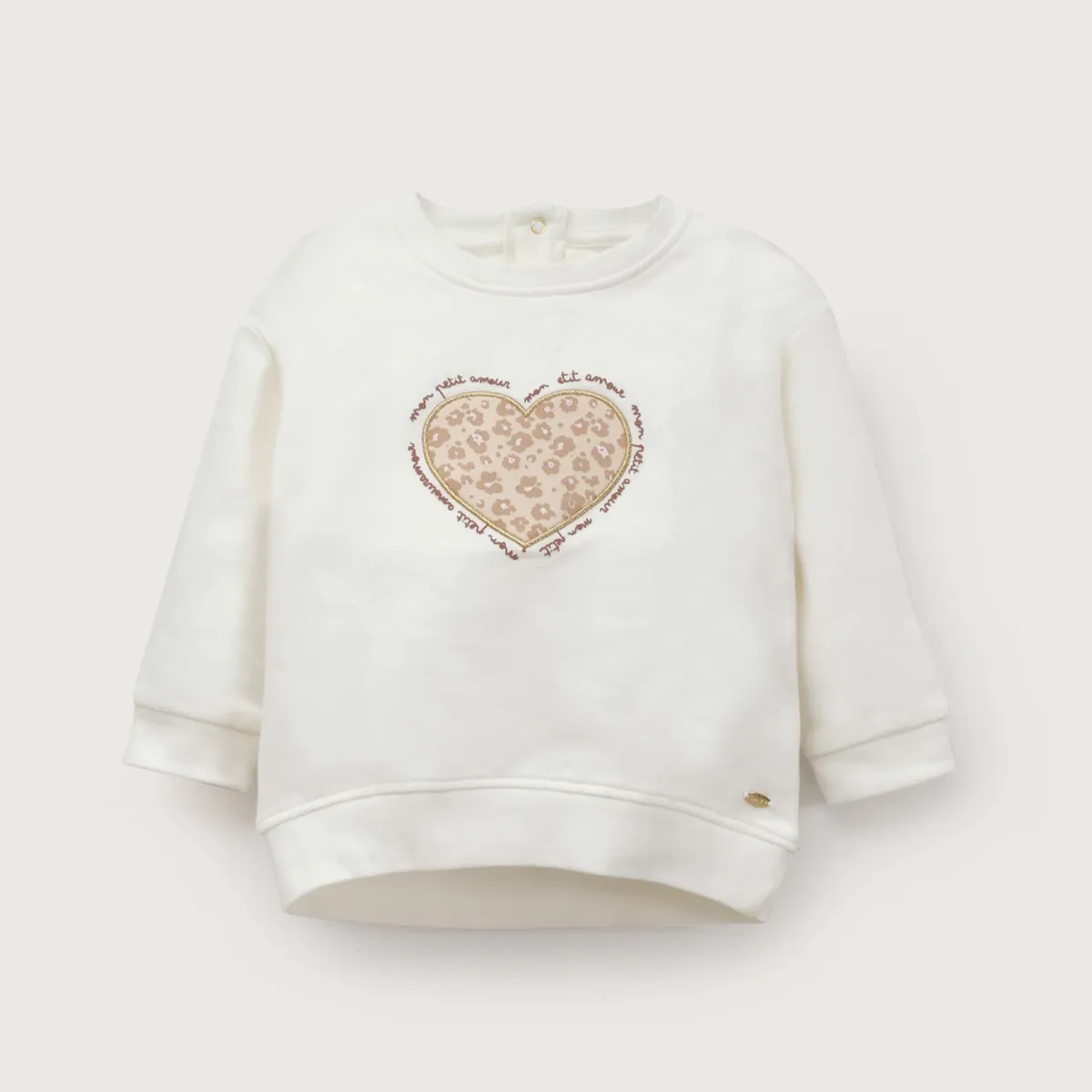 OPALINE - Poleron Infant Niña Blanco