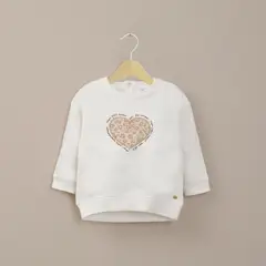 OPALINE - Poleron Infant Niña Blanco