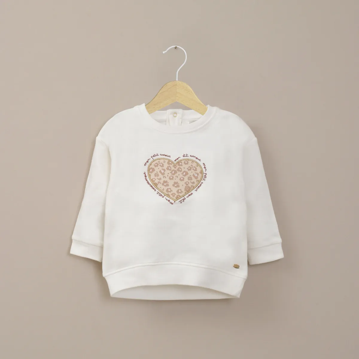 OPALINE - Poleron Infant Niña Blanco