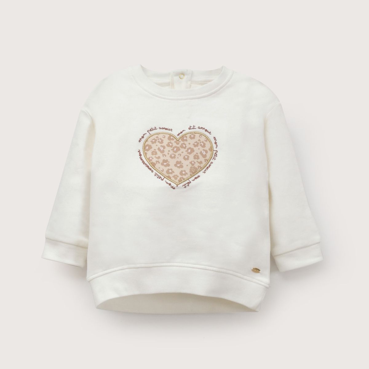 OPALINE - Poleron Infant Niña Blanco